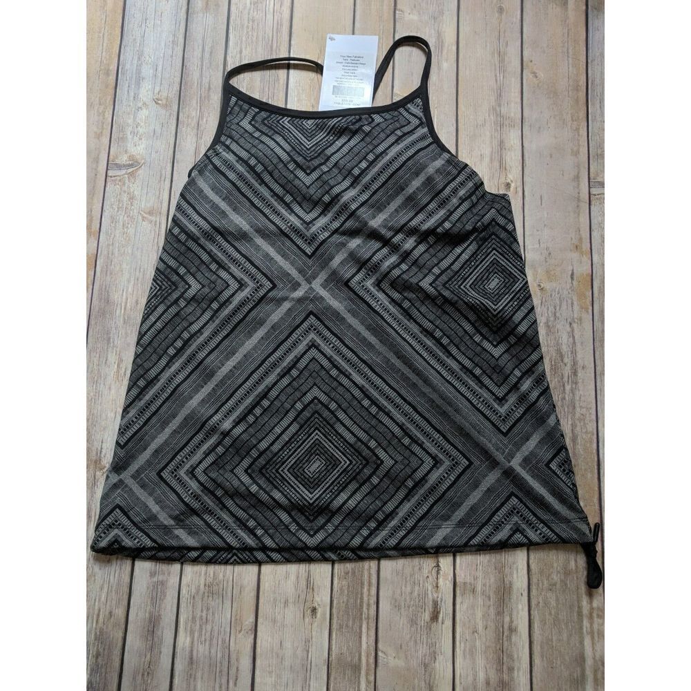 Fabletics Norwalk Tank Black/Gray XS workout Gear running tanktop